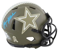 Autographed Roger Staubach Cowboys Mini Helmet