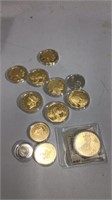 12 Commemorative Coins M16C