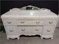 Rustic Style Painted Buffet Table