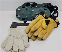 Goat Skin Leather Palm Gloves Men's Large, Holmes