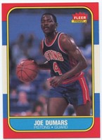 Rare 1986-87 Fleer Joe Dumars Rookie Card #27 -