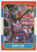 Rare Condition 1986-87 Fleer Manute Bol Rookie