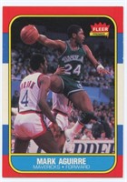 Super 1986-87 Fleer Mark Aguirre Card #3 - Mint