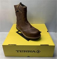 Sz 15 Mens Terra Safety Boots - NEW $210