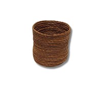 Handwoven Banana Fiber Stacked Baskets,