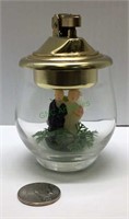 Vintage butane lighter bride and groom figure