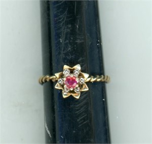10K Solid Gold Ring S5.5
