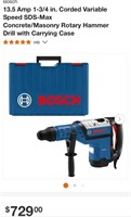 ROTARY HAMMER DRILL (OPEN BOX, POWERS ON)
