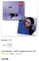 OLIVIA RODRIGO CDS QTY 31 (NEW)