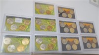 10 Westward Journey nickel 4-coin sets