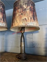 Another Brass Rifle Bullet Table Side Lamp