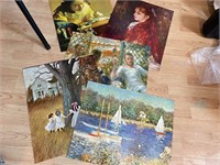 Large Lot of Prints on thick board