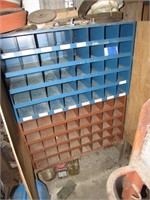 metal organizer bin w/doors