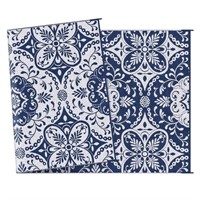 Outsunny 9 x 18-ft Blue and White Rectangular Outd