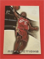 2003 UD Reflections LeBron James Rookie Card #10