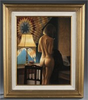 David Zaccarini, Untitled nude. o/b, 20th century.