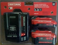 20v Craftsman V20 - 4ah & 2 Ah Battery & Fast Char