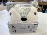 New Cozy Critter Wrap Sherpa Lined Blanket Koala
