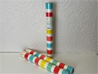 Hip Hip Hooray Striped Paper Table Runner