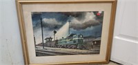 Railroad Water Color by Howard Fogg