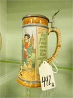 German #828 "Faust & Gretchen" .05L Stein