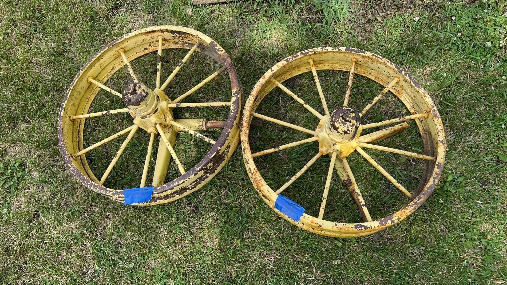 Vintage metal wheels 26”