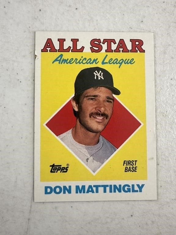 DON MATTINGLY CARDS - 1989 TOPPS