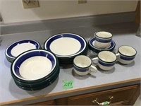 12 pl setting gibson dishes