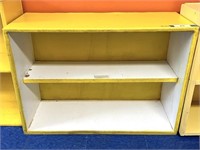 Wooden shelf unit; measures approx. 32 in W x 12