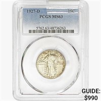 1927-D Standing Liberty Quarter PCGS MS63