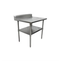 16 GAUGE STAINLESS STEEL WORK TABLE WITH