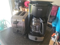 Coffee Maker & Toaster