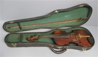 Antique violin in hardcase.