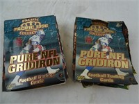 Lot of 2 1996 Pacific Pure NFL Gridiron Trading