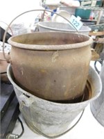 Galvanized & steel buckets