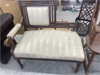 Antique fainting chair