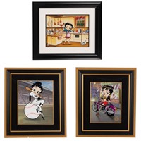 Betty Boop Framed Edition Prints (3)