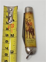 Vintage Rcmp Canada Pocket Knife