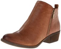 Lucky Brand Women's Basel Ankle Boot, Toffee, 8.5