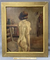 John Sloan Nude Portrait Oil Painting