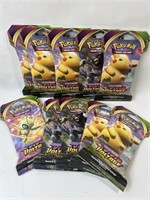 (10) Pokémon Booster Packs - Vicid Voltage