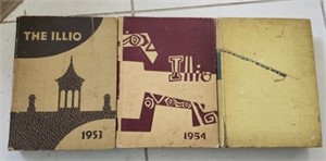 1953-55 The ILLIO Yearbooks Univ of Illinois