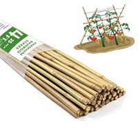 Bamboo Stakes 4FT Natural Bamboo Garden Stakes