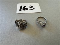 Contemporary Ring 6 Grams & Irish Ring 2 grams