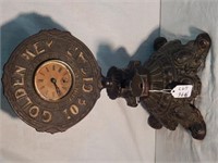 Rare Golden key cigar cutter Waterbury  Clock Co