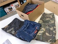 10 Pairs Assorted Size Mens Shorts