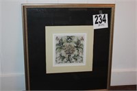 Framed Jardine Print 27 x 25.5