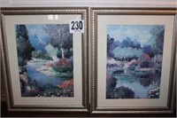 Two Framed Prints 32 x 26