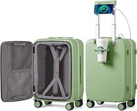 Mixi Carry On Luggage PC Hardside Rolling Suitcase