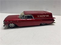 Trane car metal piggy bank